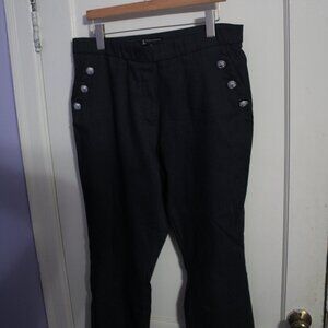 Jules and Leopold Career Denim Colored Pants w/ pockets and buttons